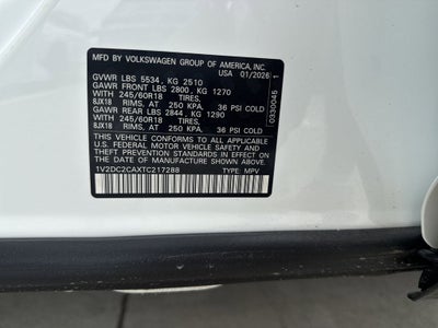 2026 Volkswagen Atlas Cross Sport 2.0T SE