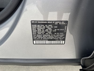 2026 Volkswagen Atlas 2.0T SE