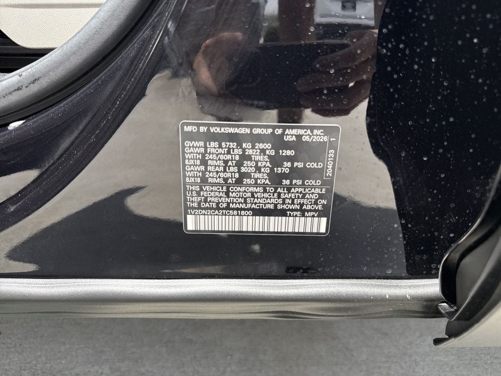 2026 Volkswagen Atlas 2.0T SE