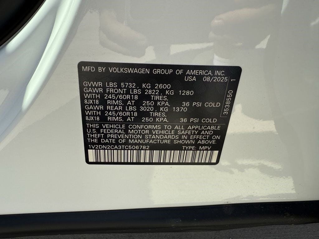 2026 Volkswagen Atlas 2.0T SE