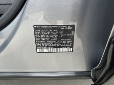 2026 Volkswagen Atlas 2.0T SE