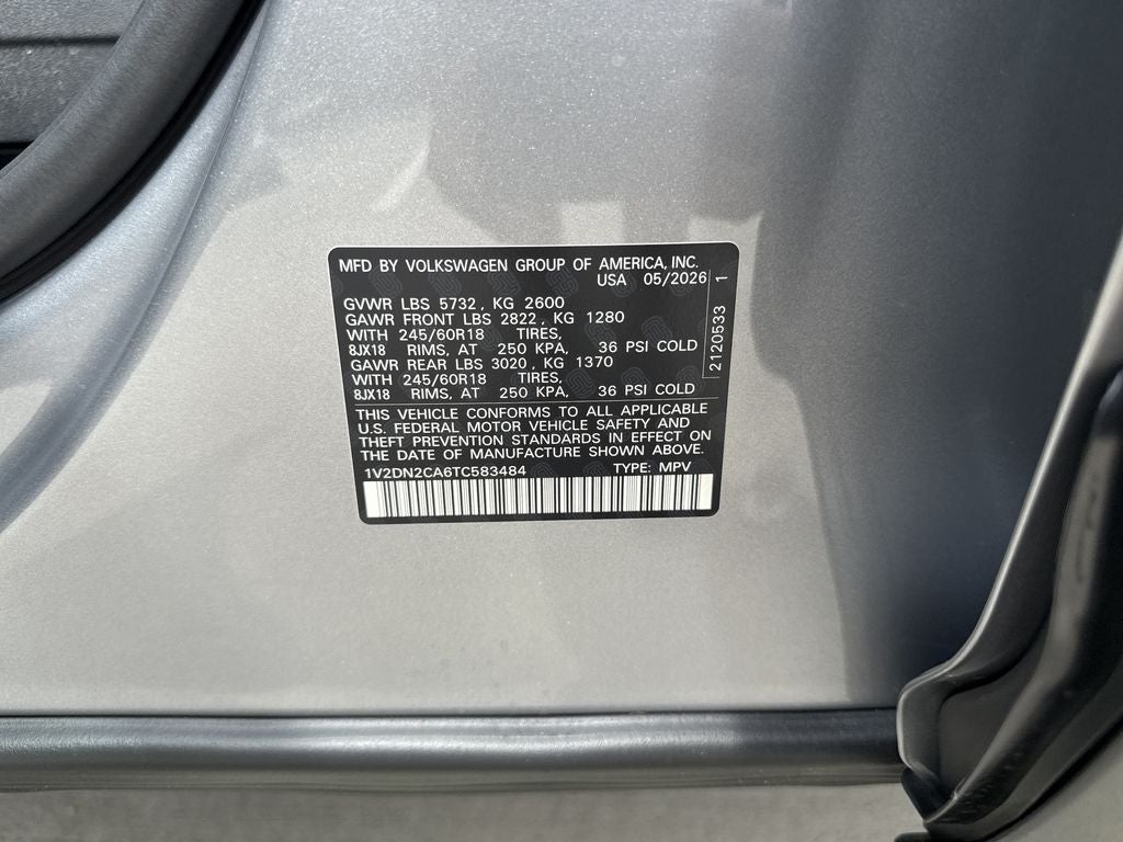 2026 Volkswagen Atlas 2.0T SE