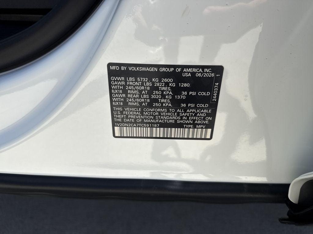 2026 Volkswagen Atlas 2.0T SE