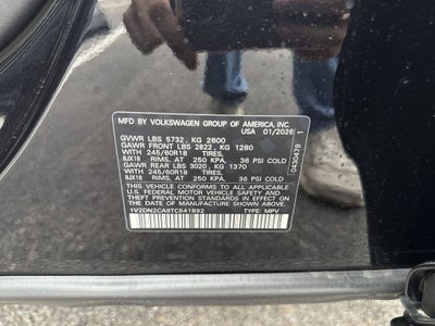 2026 Volkswagen Atlas 2.0T SE