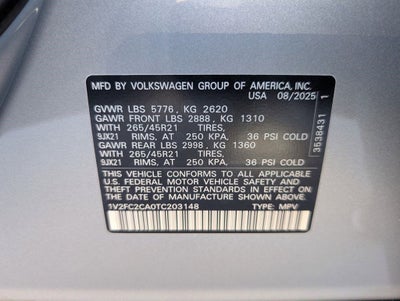 2026 Volkswagen Atlas Cross Sport 2.0T SEL Premium R-Line