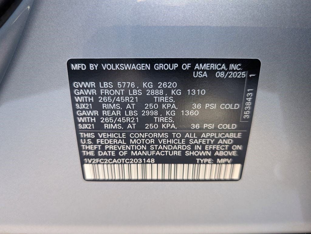 2026 Volkswagen Atlas Cross Sport 2.0T SEL Premium R-Line