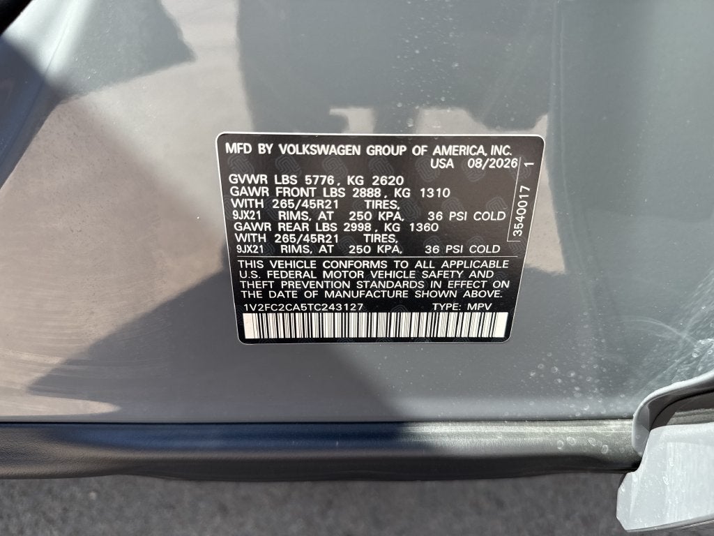 2026 Volkswagen Atlas Cross Sport SEL Premium R-Line