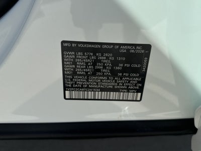 2026 Volkswagen Atlas Cross Sport SEL Premium R-Line