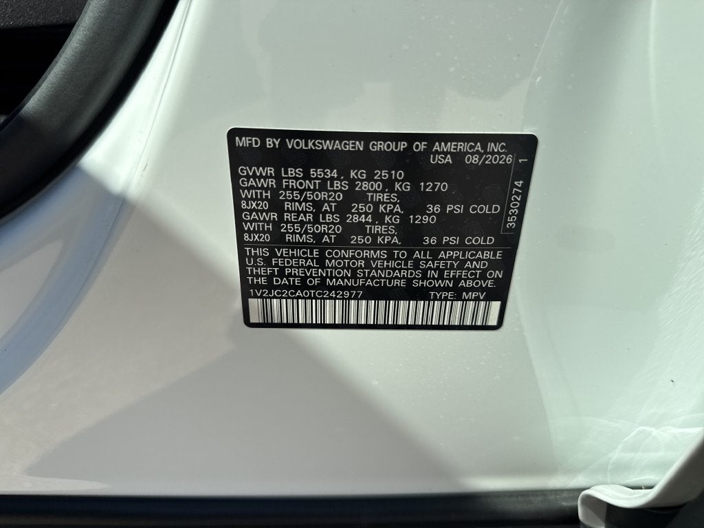 2026 Volkswagen Atlas Cross Sport SE w/Technology