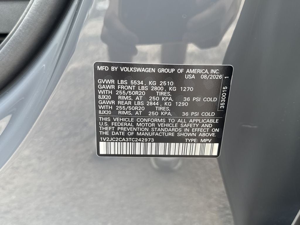 2026 Volkswagen Atlas Cross Sport SE w/Technology