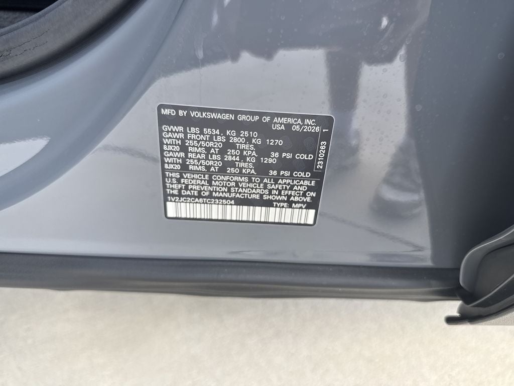 2026 Volkswagen Atlas Cross Sport 2.0T SE w/Technology