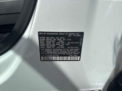 2026 Volkswagen Atlas Cross Sport 2.0T SE w/Technology