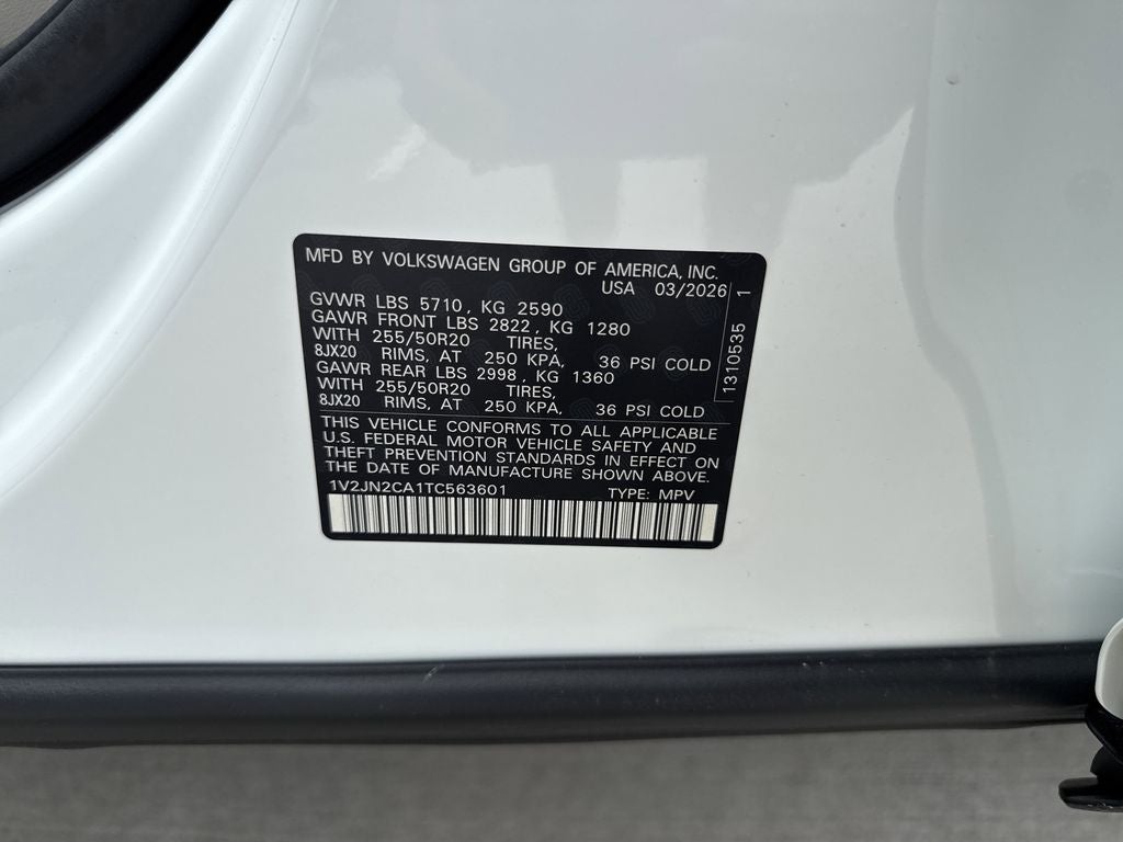 2026 Volkswagen Atlas 2.0T SE w/Technology