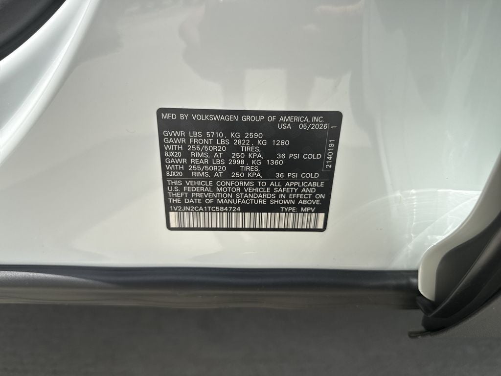 2026 Volkswagen Atlas 2.0T SE w/Technology