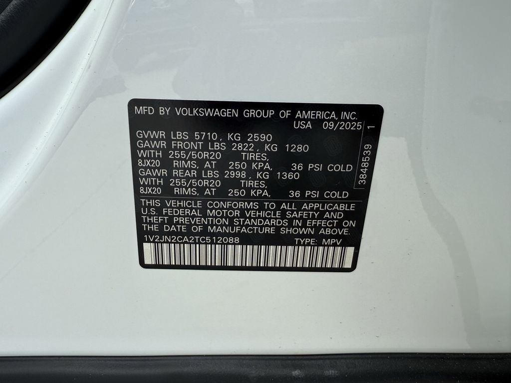 2026 Volkswagen Atlas 2.0T SE w/Technology