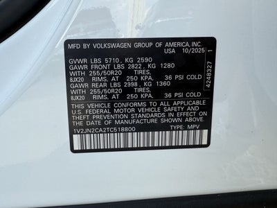 2026 Volkswagen Atlas 2.0T SE w/Technology