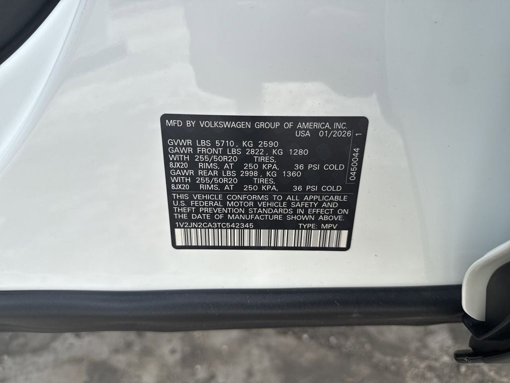 2026 Volkswagen Atlas 2.0T SE w/Technology