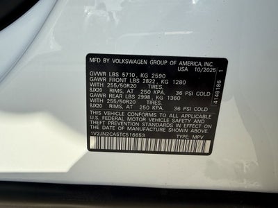 2026 Volkswagen Atlas 2.0T SE w/Technology