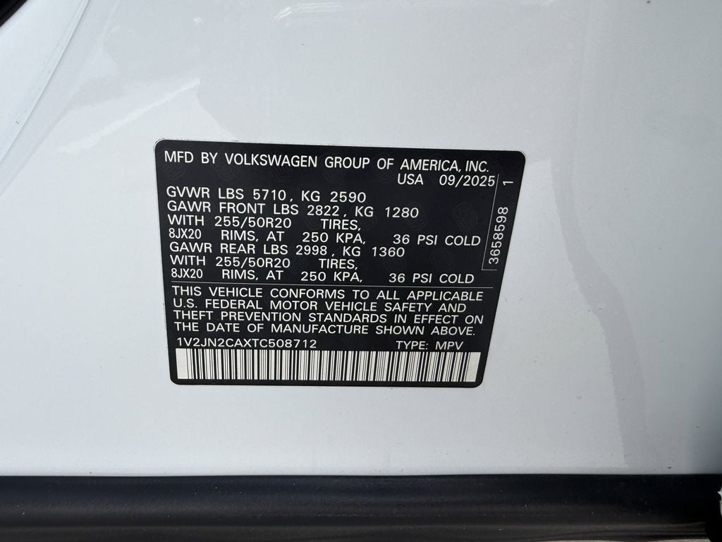 2026 Volkswagen Atlas 2.0T SE w/Technology