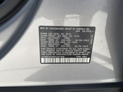 2026 Volkswagen Atlas Cross Sport SE w/Technology