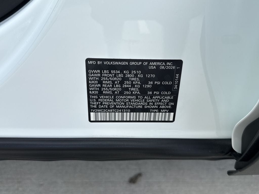 2026 Volkswagen Atlas Cross Sport SE w/Technology