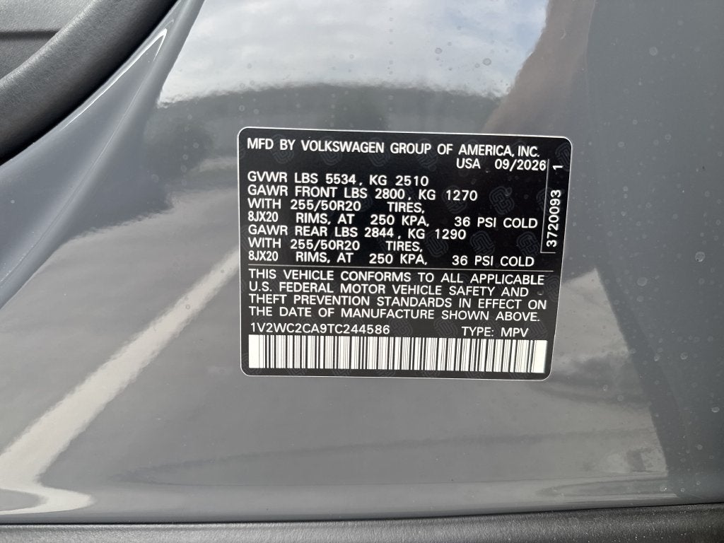 2026 Volkswagen Atlas Cross Sport SE w/Technology