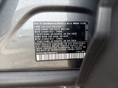 2026 Volkswagen Tiguan 2.0T S
