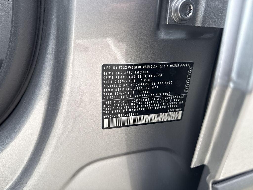 2026 Volkswagen Tiguan 2.0T S