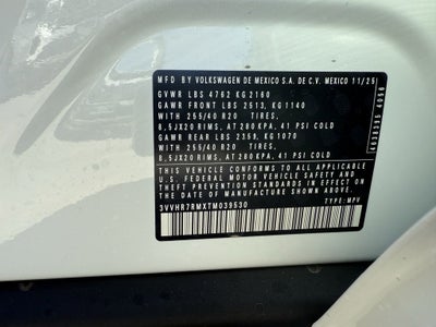 2026 Volkswagen Tiguan 2.0T SE R-Line Black