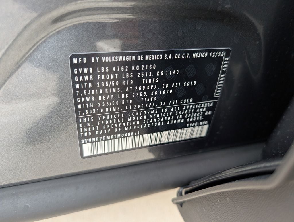 2026 Volkswagen Tiguan 2.0T SE