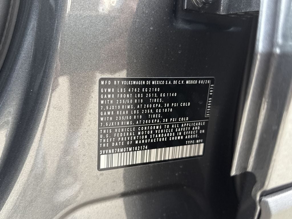 2026 Volkswagen Tiguan 2.0T SE