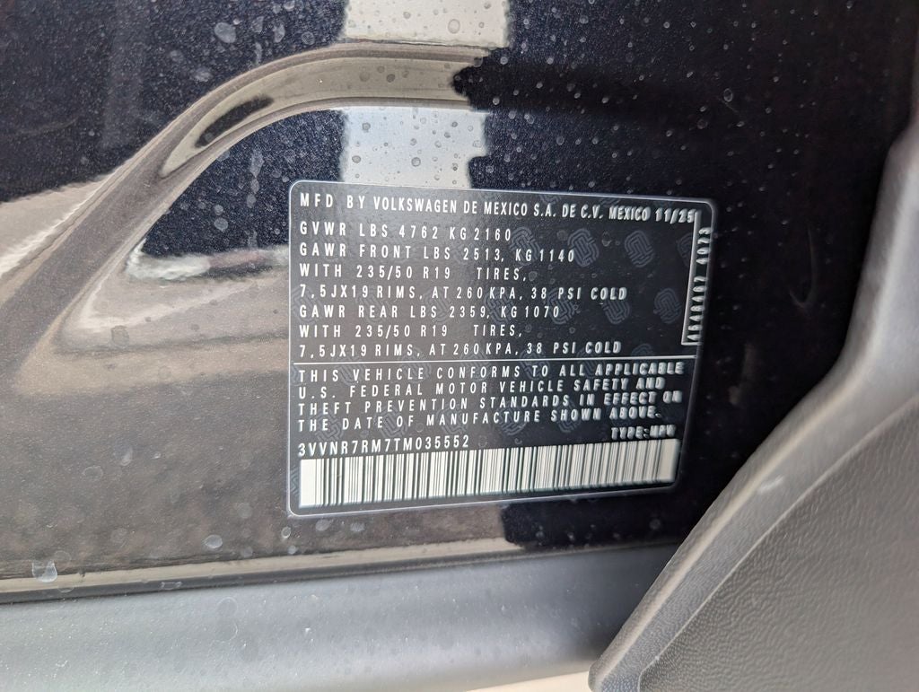 2026 Volkswagen Tiguan 2.0T SE