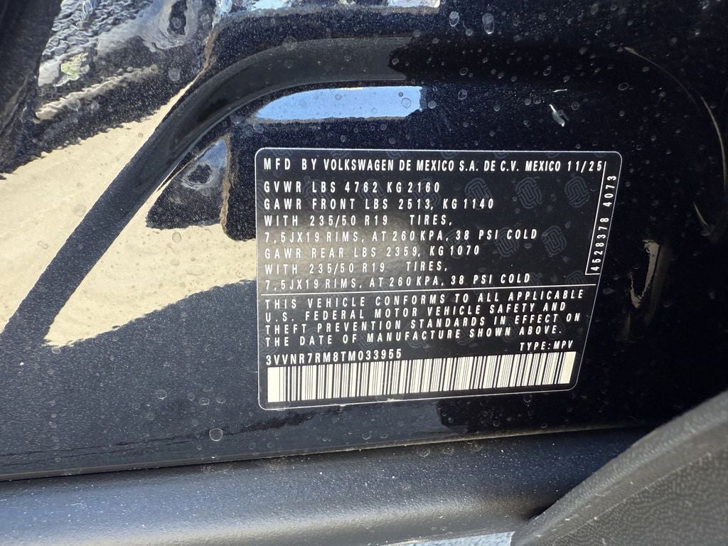 2026 Volkswagen Tiguan 2.0T SE