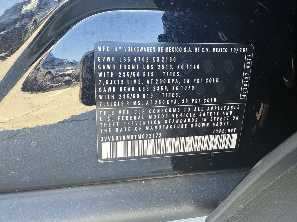 2026 Volkswagen Tiguan 2.0T SE