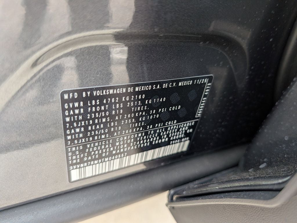 2026 Volkswagen Tiguan 2.0T SE