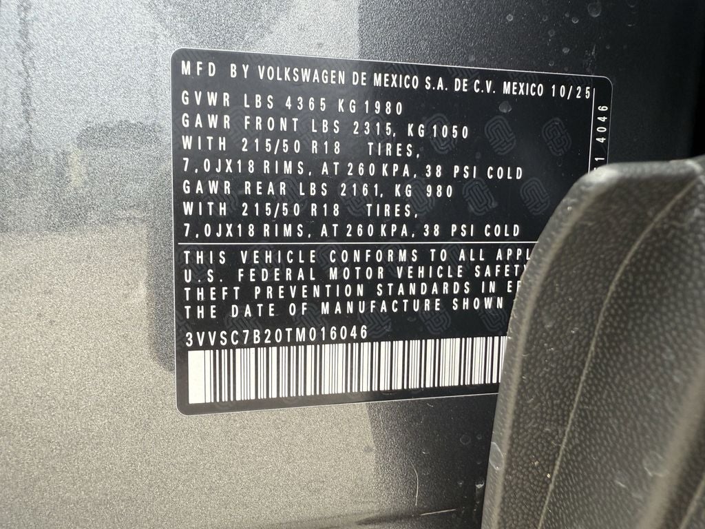 2026 Volkswagen Taos 1.5T SE