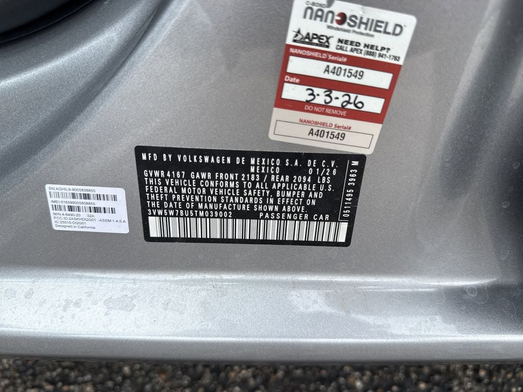 2026 Volkswagen Jetta 1.5T S