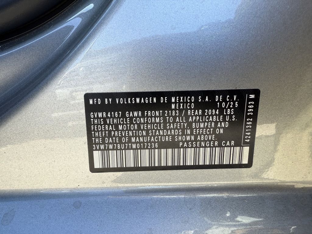 2026 Volkswagen Jetta 1.5T SE