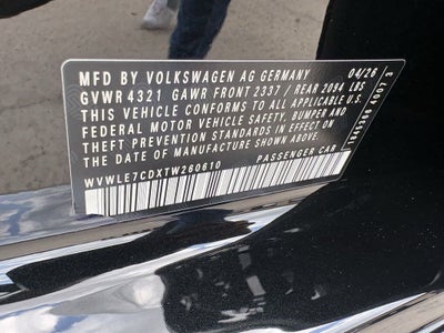 2026 Volkswagen Golf GTI 2.0T S