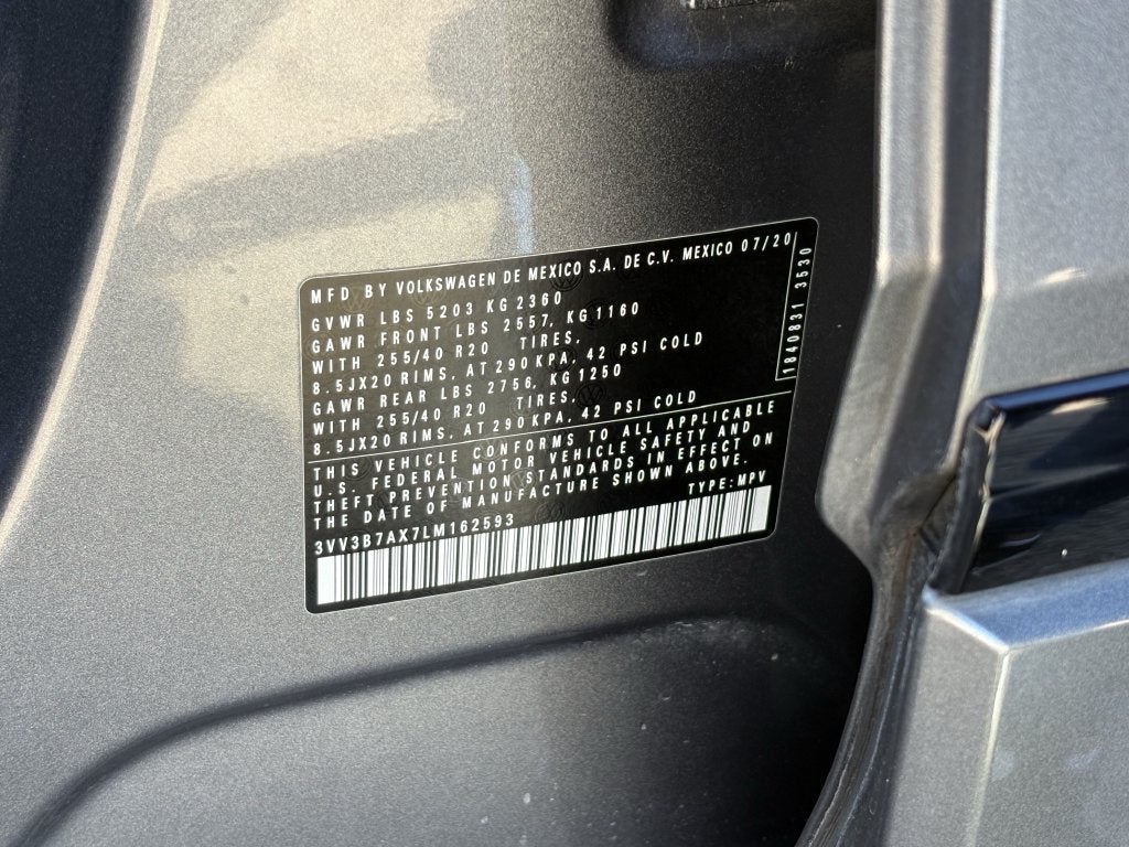 2020 Volkswagen Tiguan 2.0T SE R-Line Black