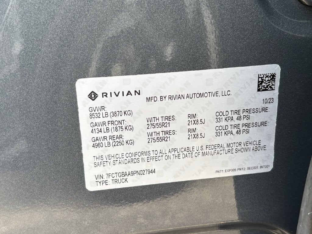 2023 Rivian R1T Adventure