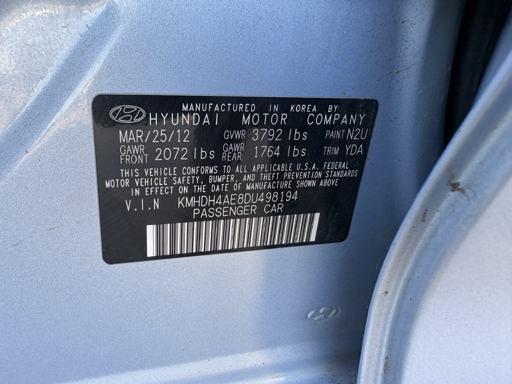 2013 Hyundai Elantra GLS