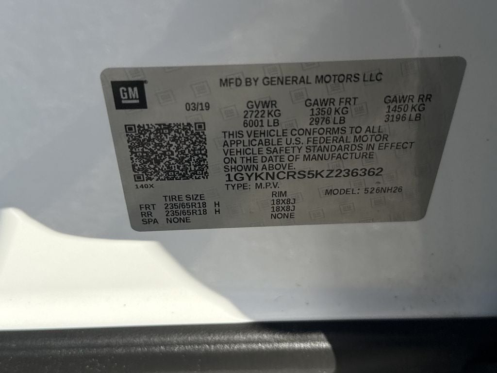 2019 Cadillac XT5 Luxury