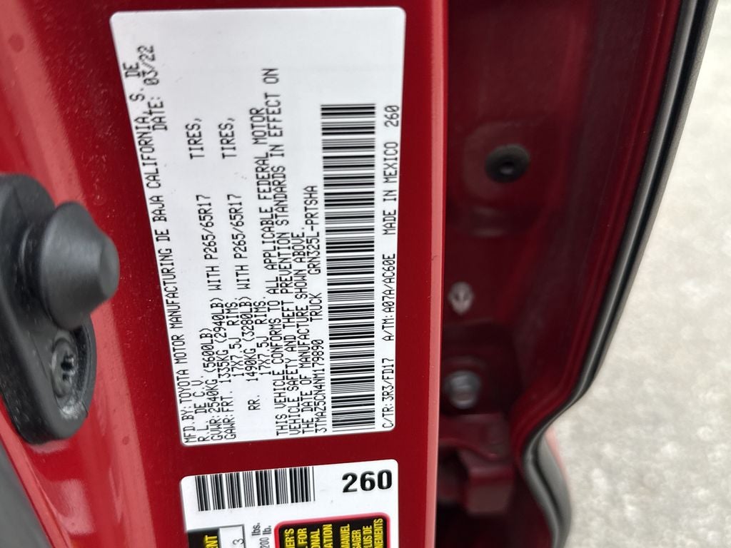 2022 Toyota Tacoma TRD Sport V6