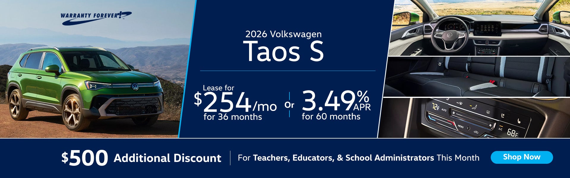 2026 Volkswagen Taos S